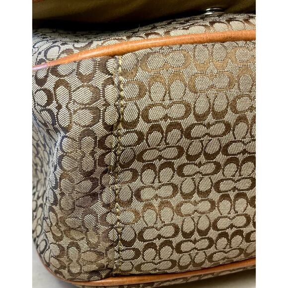 Y2K Coach F77004 Hudson Signature Commuter Messenger Bag - Picture 10 of 13